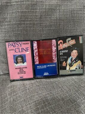 Vintage Patsy Cline Cassette Tape Lot of 3 MCA Decca Country Music
